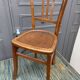 Paire de chaises bistrot bois courbé