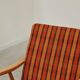 Paire de fauteuils ( TON)  Thonet par Antonin Suman , motif orange