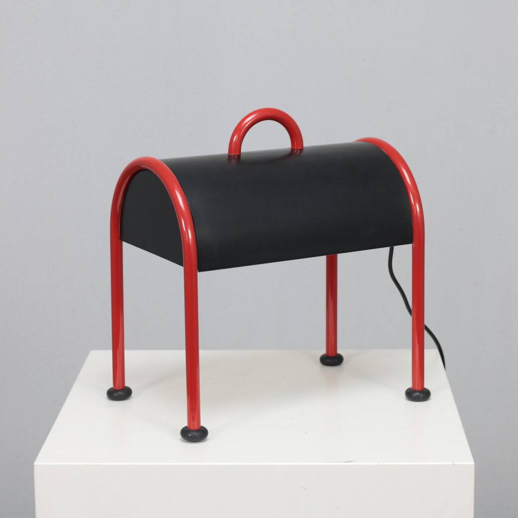 Lampe de table « Valigia » par Ettore Sottsass pour Stilnovo, Italie, 1977