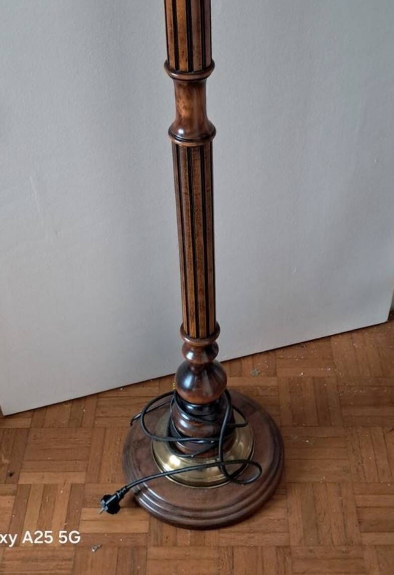 Art Deco halogen floor lamp