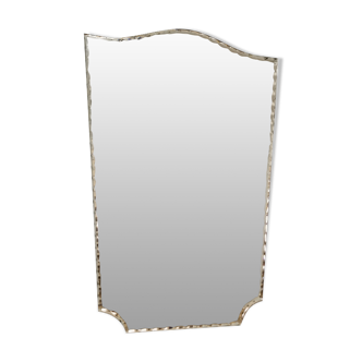 Vintage bevelled mirror  - 82x56cm