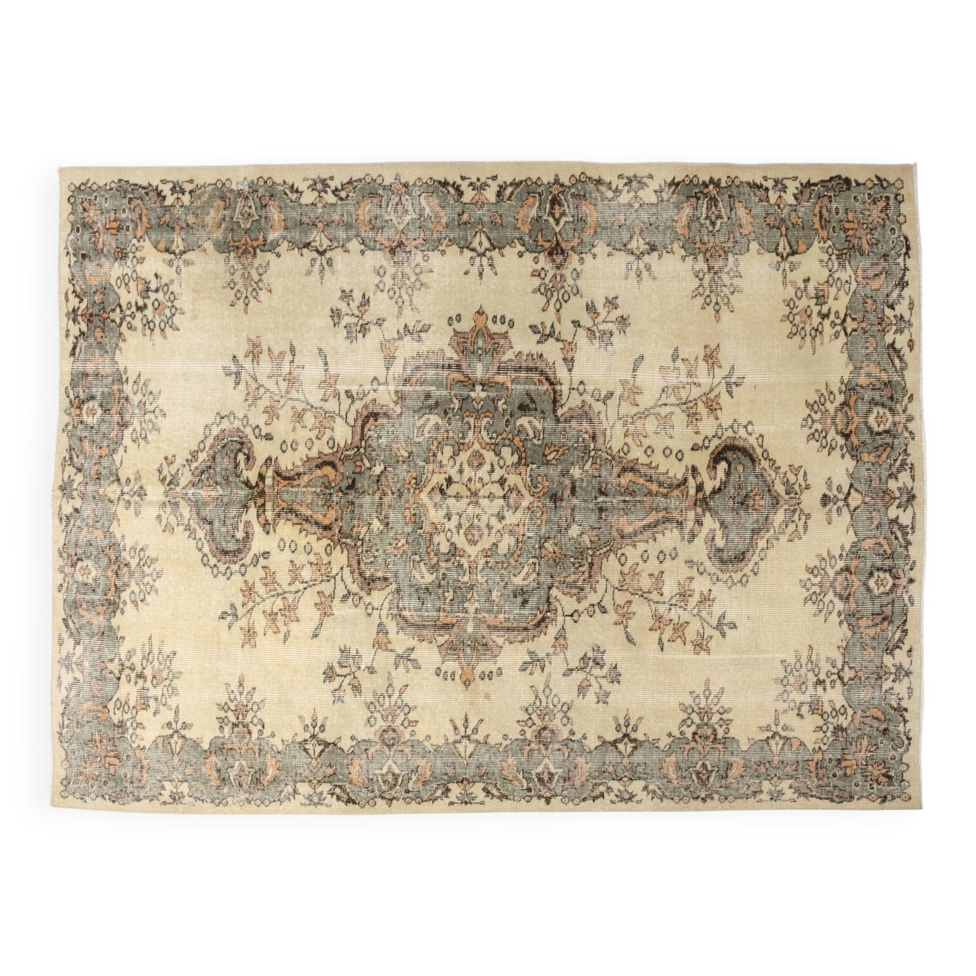Floral Turkish Handmade Carpet sku-2041