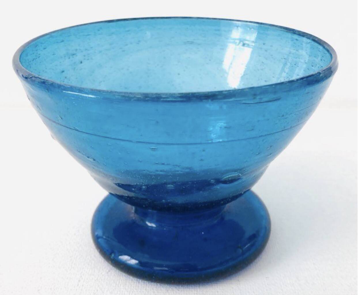 Blue Bowl Blown Glass