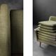 Vintage Danish Mid-Century Modern Green 3-Seater Sofa by Folke Ohlsson
