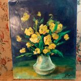 Bouquet painting by Yetty Leytens