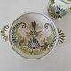 Duo HB Quimper “Camaïeu vert” – ear bowl & mug