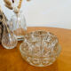 Antique glass flower pick