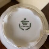 Set of 11 Seltmann Weiden porcelain cups and 12 saucers