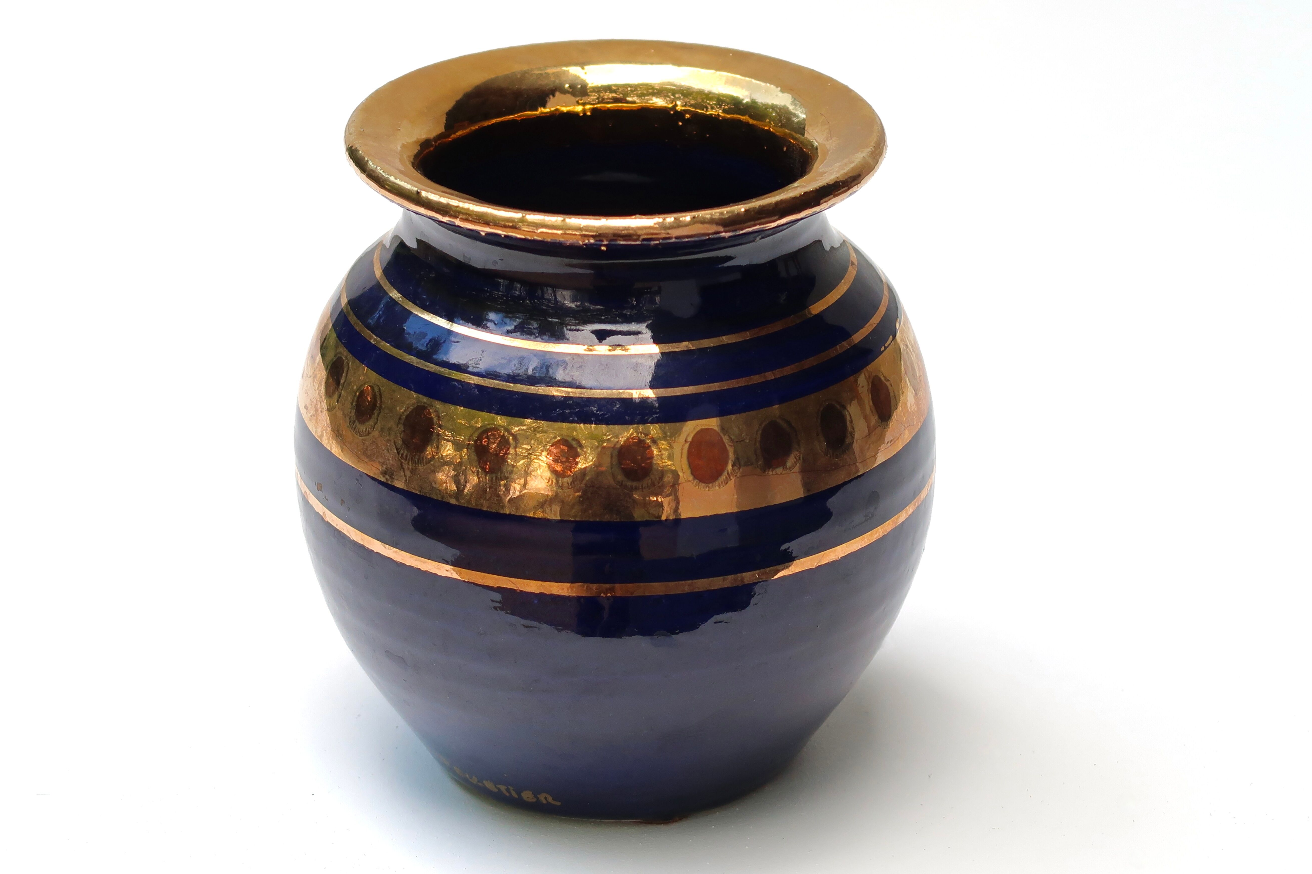 Ceramic vase by Georges Pelletier, 70s