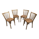 4 chaises de café baumann 1960