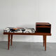 Scandinavian Mid Century Gossip Bench