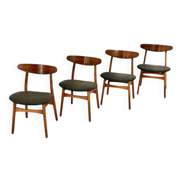 Chaise CH-30 de Hans Wegner pour Carl Hansen & Son, années 1950