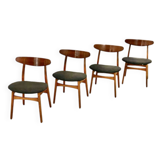 Chaise CH-30 de Hans Wegner pour Carl Hansen & Son, années 1950