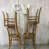 Set of 4 mismatched bistro chairs (Luterna...)