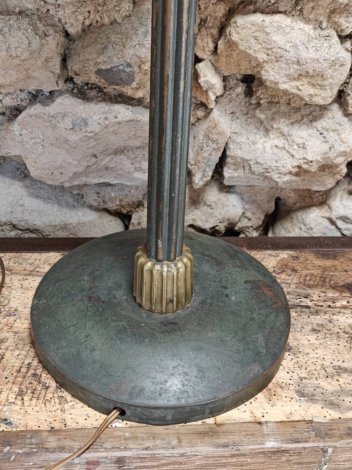 Art Deco P.Fargette table lamp