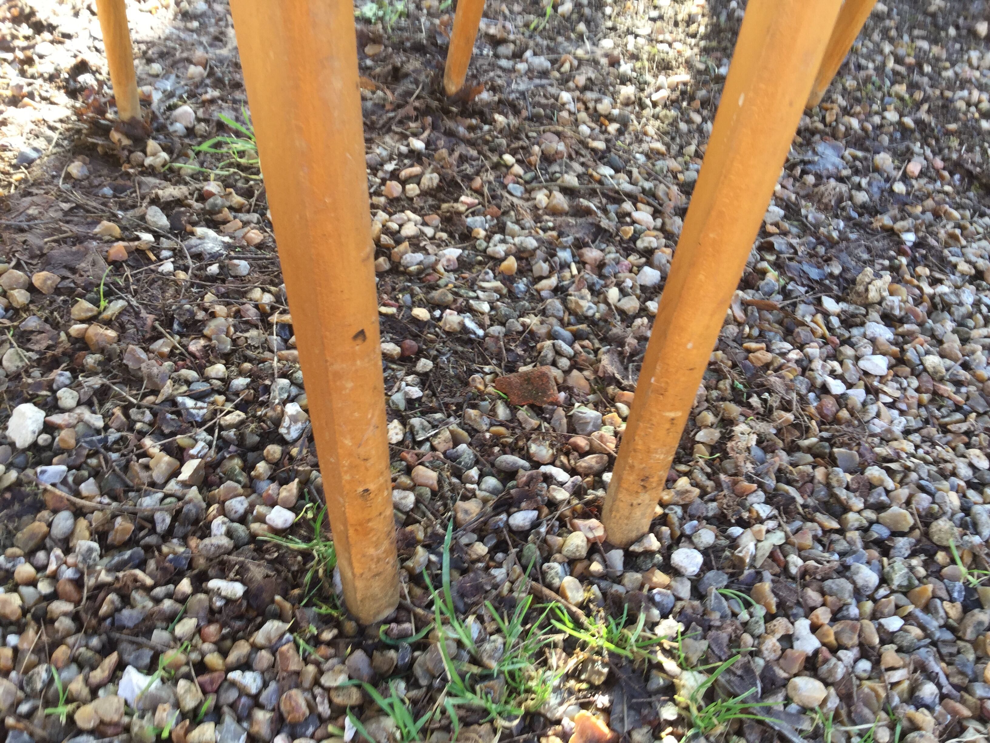 Pair of black scandinavian chairs