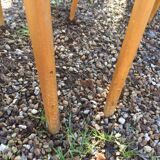 Pair of black scandinavian chairs