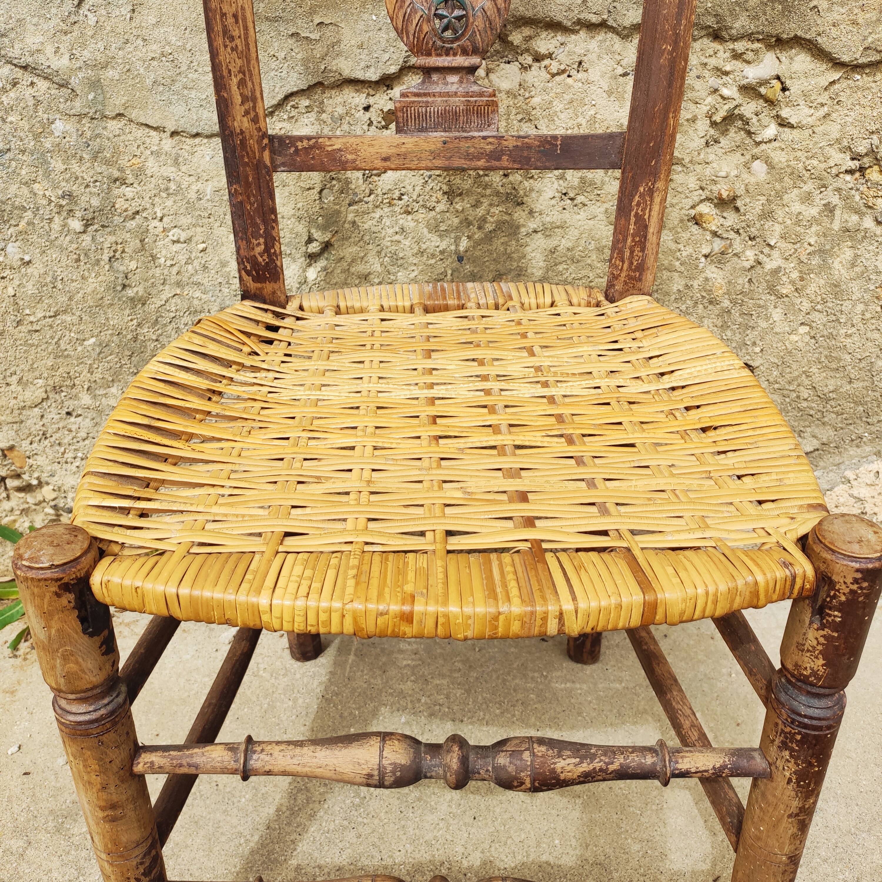 Antique patinated chair