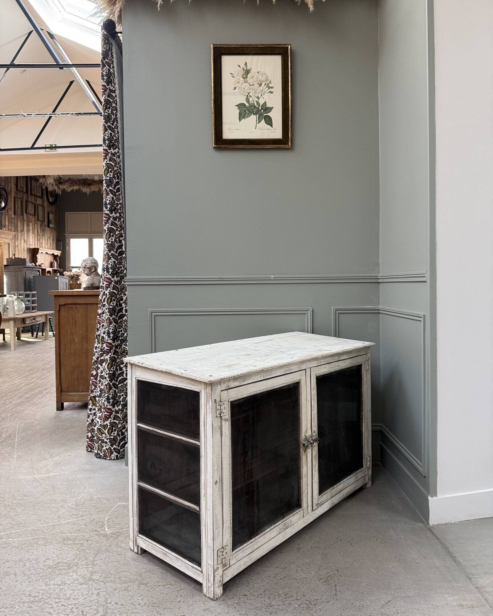 Patinated (renovated) pantry.