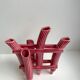 Soliflore en barbotine ancienne bambou rose années 50