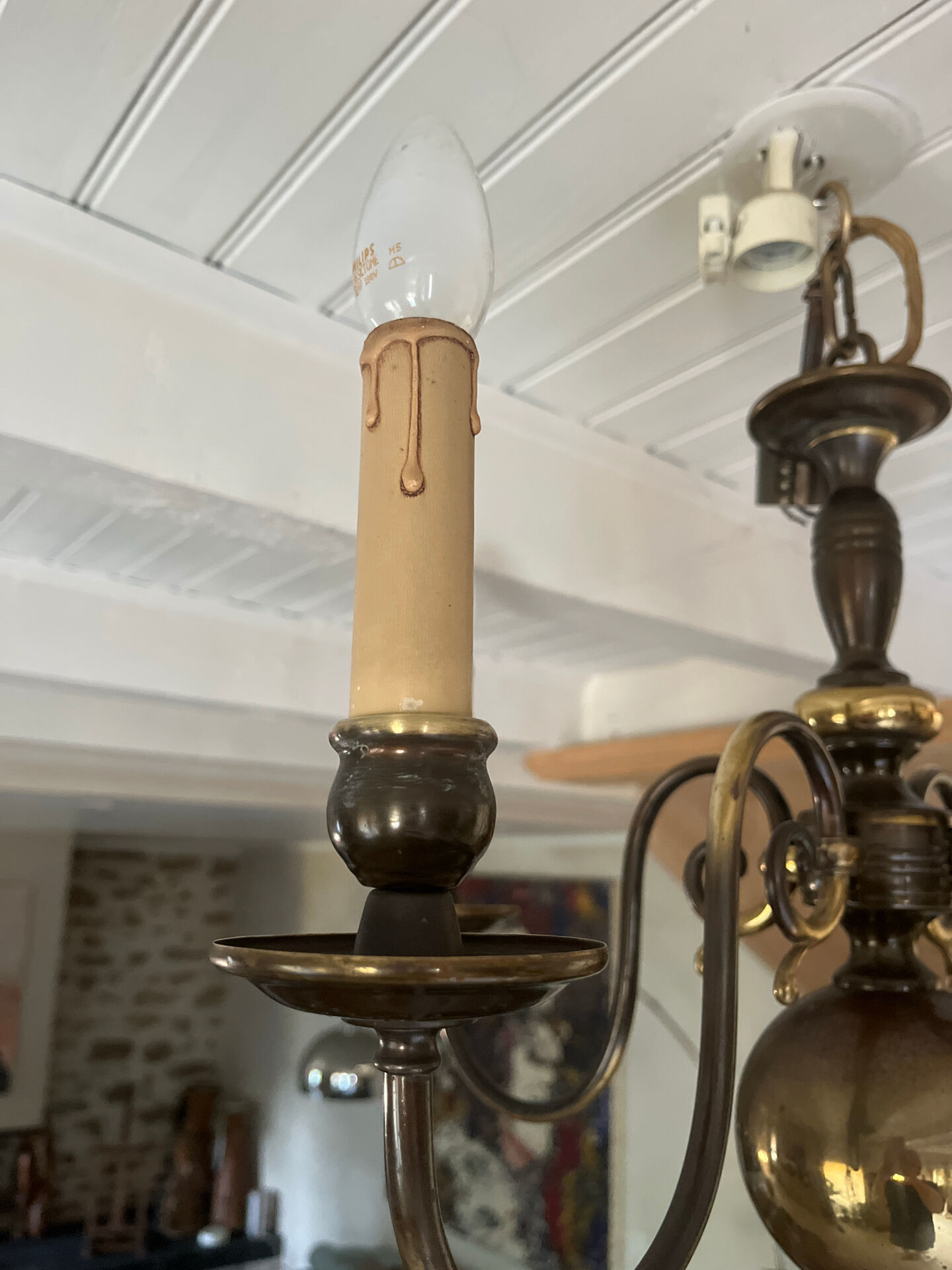 Lustre style Hollandais 4 branches