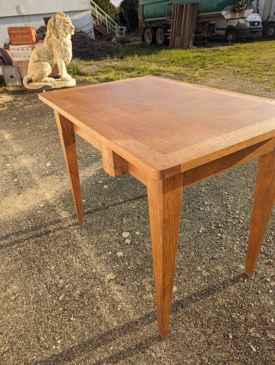 1950s compass foot desk
