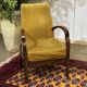 1950s English bridge chair in beech.