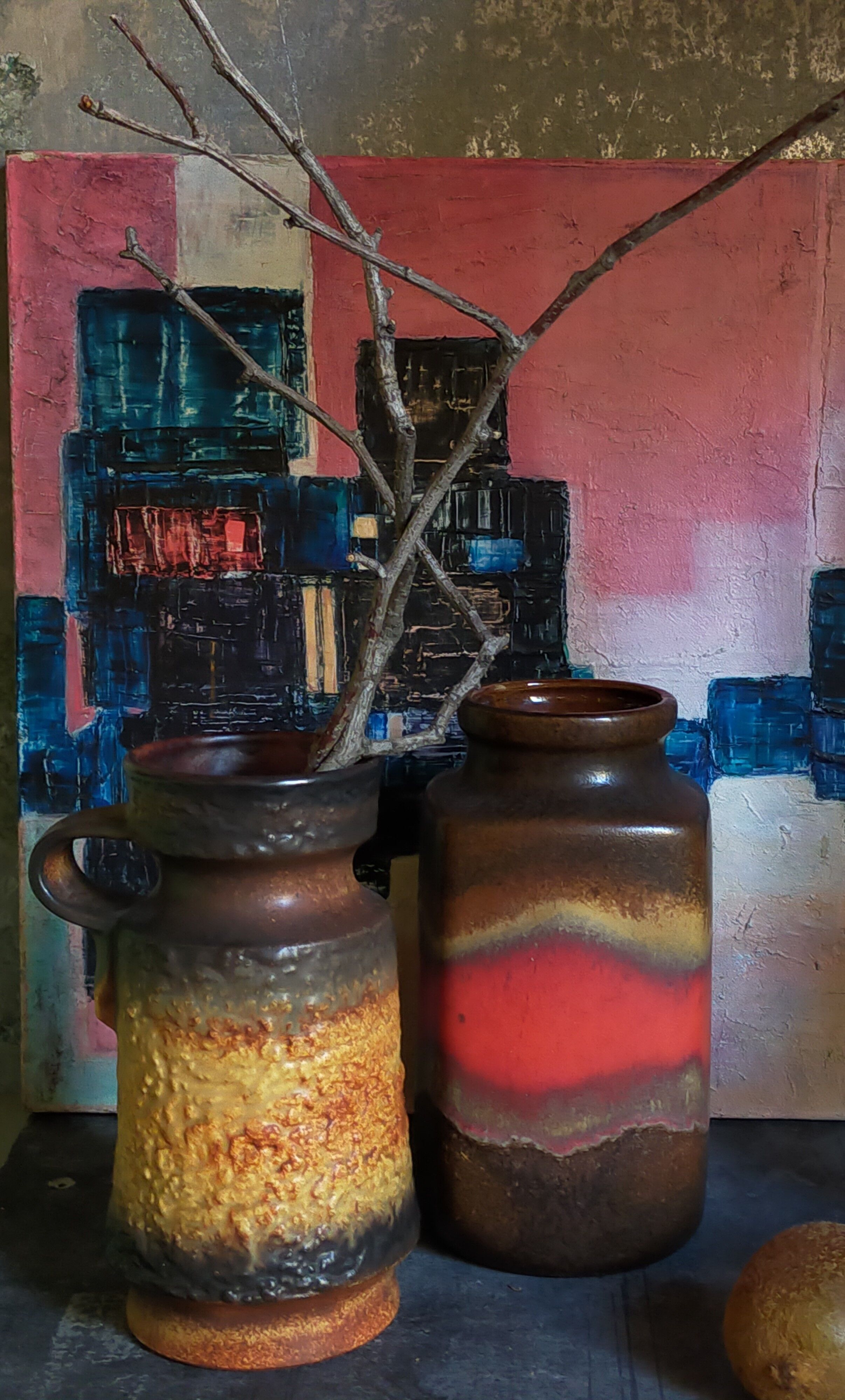 Duo of german ceramics west-germany vintages