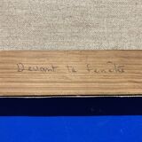 Leray, "In Front of the Window", fauvist still life, oil on canvas