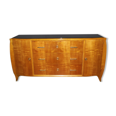 Enfilade d'époque art déco en bois clair vers 1930