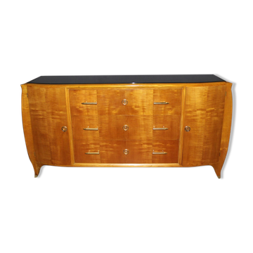 Enfilade d'époque art déco en bois clair vers 1930