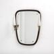 Miroir scandinave en acajou, 76x55cm, Suède, 1950