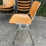 Set of 12 G. Piretti chairs for Castelli.