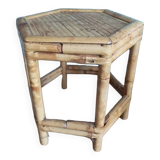 Bamboo saddle pot holder console
