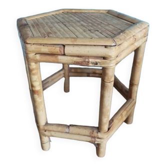 Bamboo saddle pot holder console