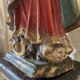 Vierge à l’Enfant – Sculpture ancienne en bois polychrome – XVIIIe / XIXe s