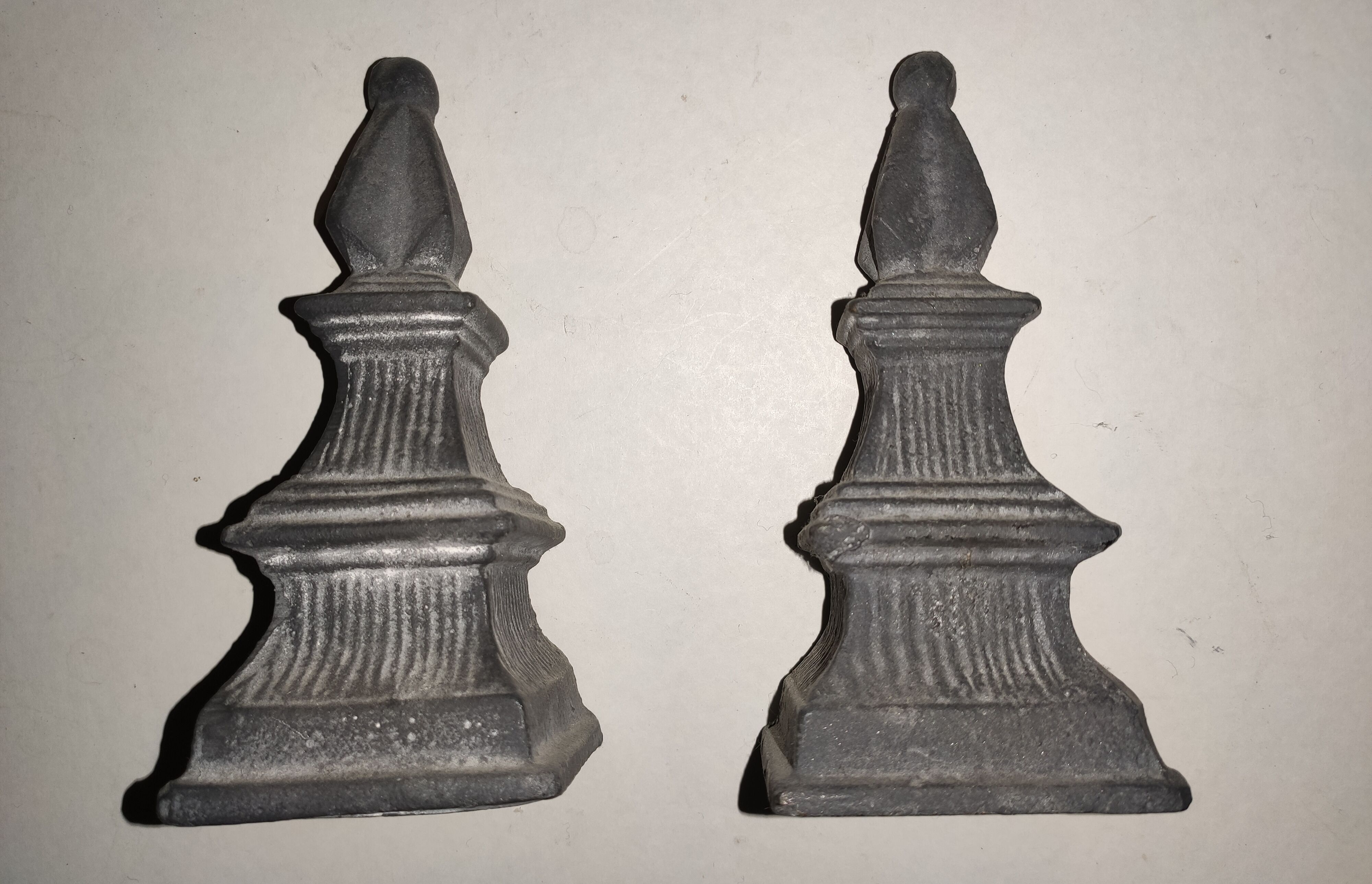 Pair of metal books greenhouse or door lock