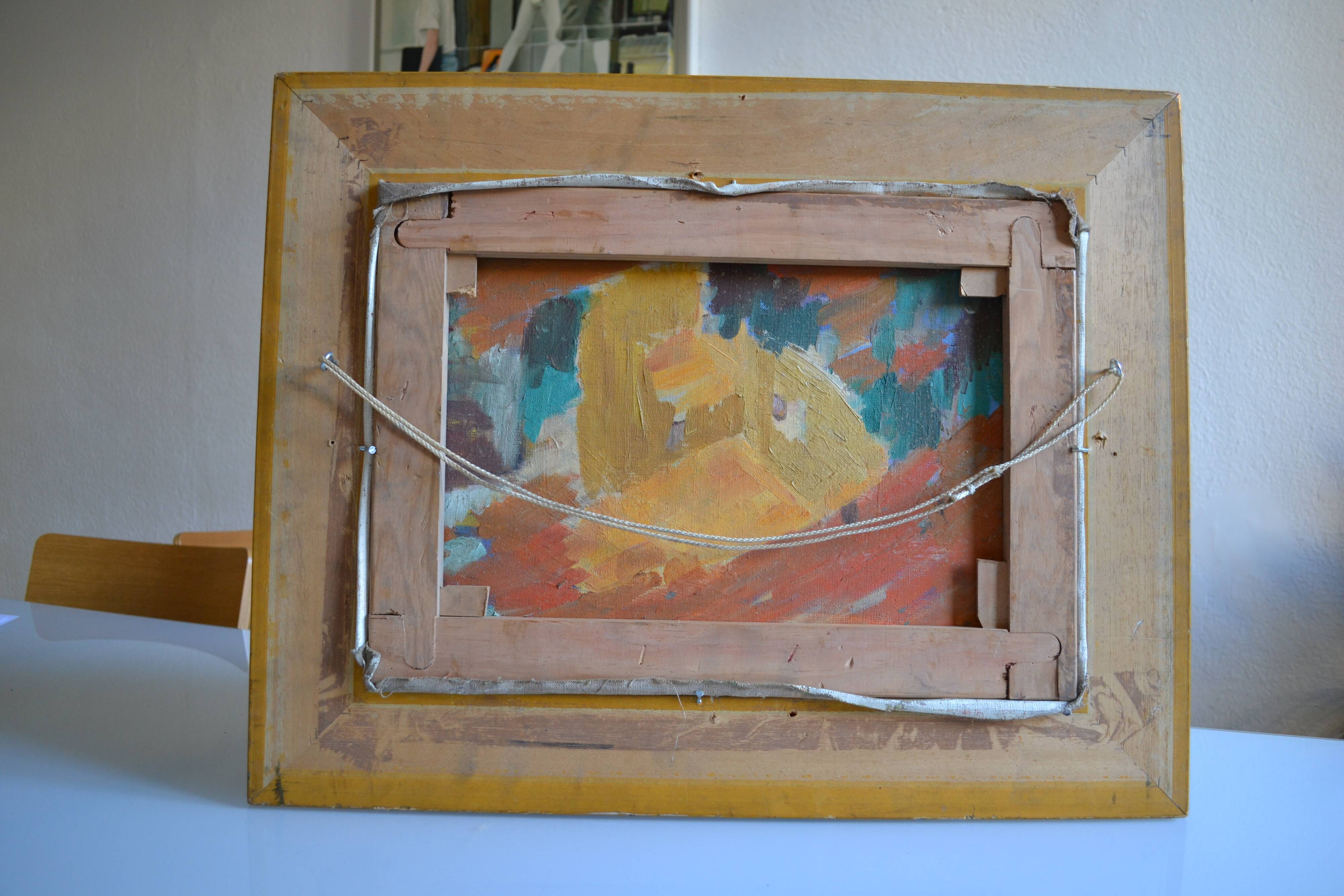 Antoine Ferrari (1910 1995) Still life Oil painting on canvas