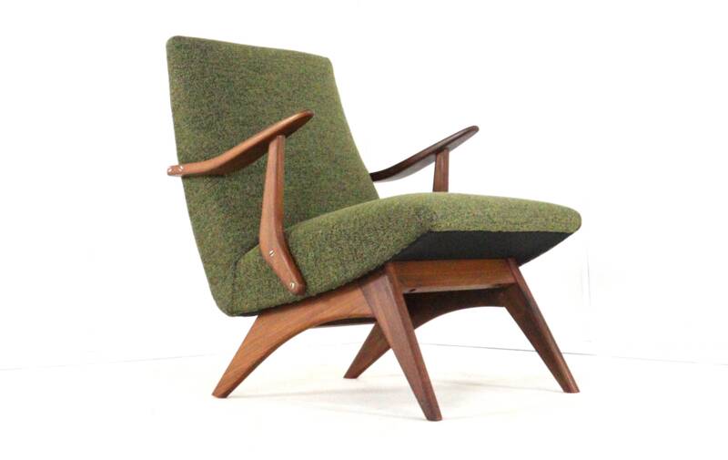 Armchair 'Beverwijk' - fully restored - new upholstery - mid century modern