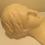 Bust of woman in off-white biscuit