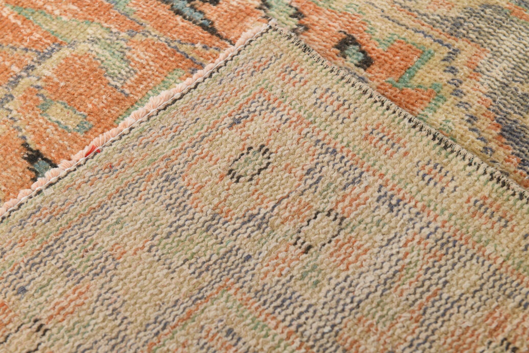 6x10 Paste Orange Classic Vintage Rug, 180x300Cm SK 3476