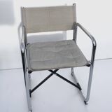 Folding Canvas Chair X75-2 Börje Lindau & Bo Lindekrantz Lammhults 1970s
