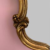 Old Italian mirror in gilded wood 44x70cm