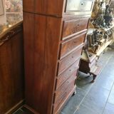 Mahogany semainier furniture louis philippe style 19th