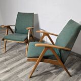 Set of Mid-Century Armchairs