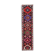 Hand-knotted wool turkish multicolor runner carpet 90 cm x 364 cm