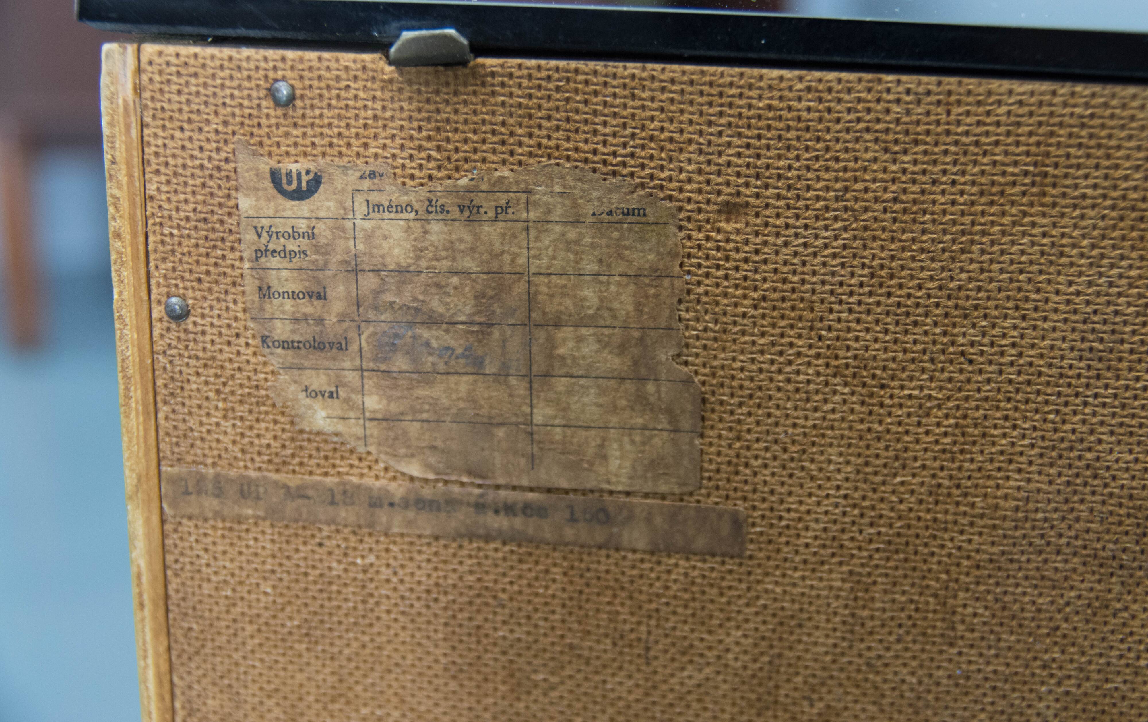 Set of Two Night Stands by Halabala for UP Zavody, 1950s