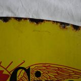Enamel yellow plate "The small Gironde"