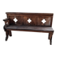 Oak garden bench