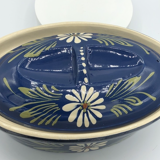 Terrine oval alsace Baeckeoffe blue